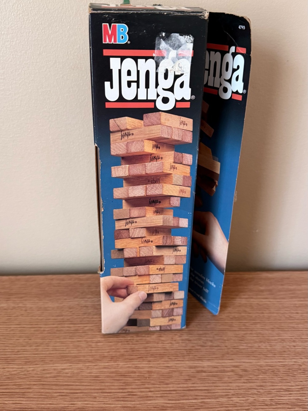 Jenga Wooden Block Game - Natural Wood